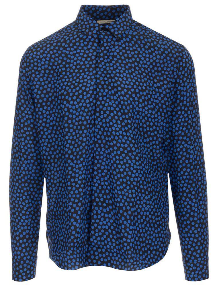 商品Yves Saint Laurent|Saint Laurent All-Over Printed Shirt,价格¥3674-¥4805,第1张图片