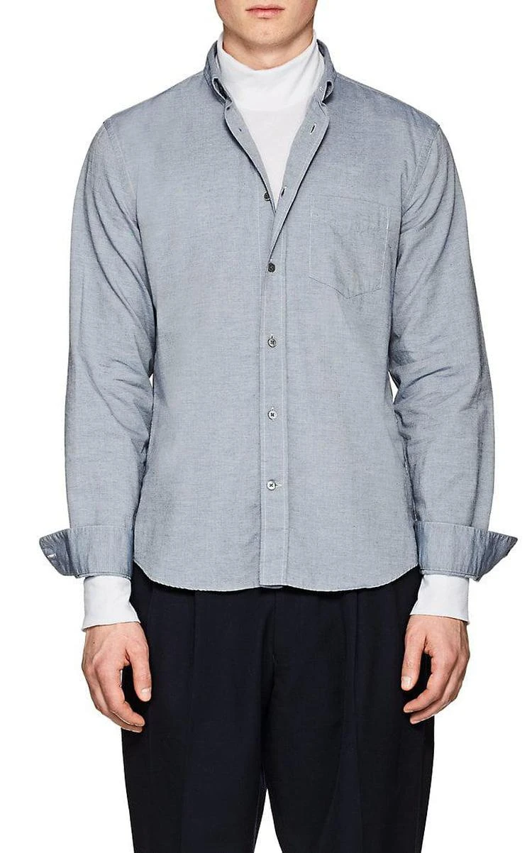 商品Acne Studios|Isherwood Cotton Chambray Button-Down Shirt,价格¥663,第1张图片