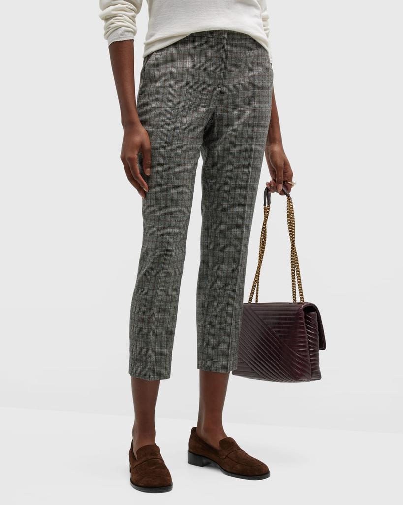 Treeca Slim-Fit Cropped Wool Trousers商品第1张图片规格展示