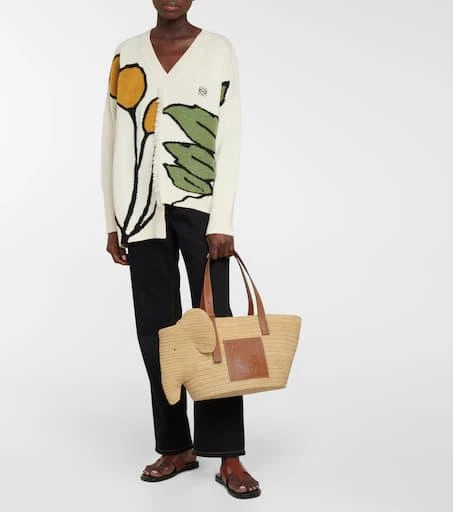 商品Loewe|Elephant Basket酒椰叶纤维托特包,价格¥12096,第5张图片详细描述