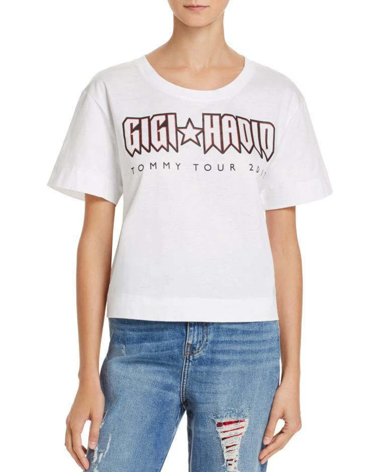 商品TOMMYXGIGI|Rock Tour Cropped Tee,价格¥309,第1张图片