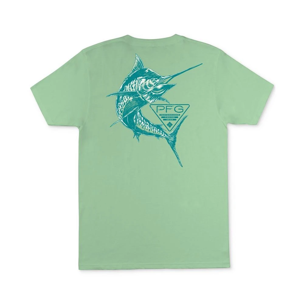 商品Columbia|Men's PFG Classic-Fit Marlin Logo Graphic T-Shirt,价格¥210,第1张图片