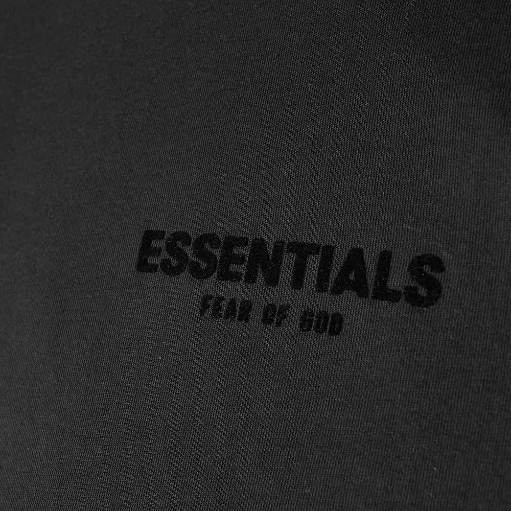 商品Essentials|FEAR OF GOD ESSENTIALS Logo Long Sleeve T-Shirt - Stretch Limo,价格¥414,第3张图片详细描述