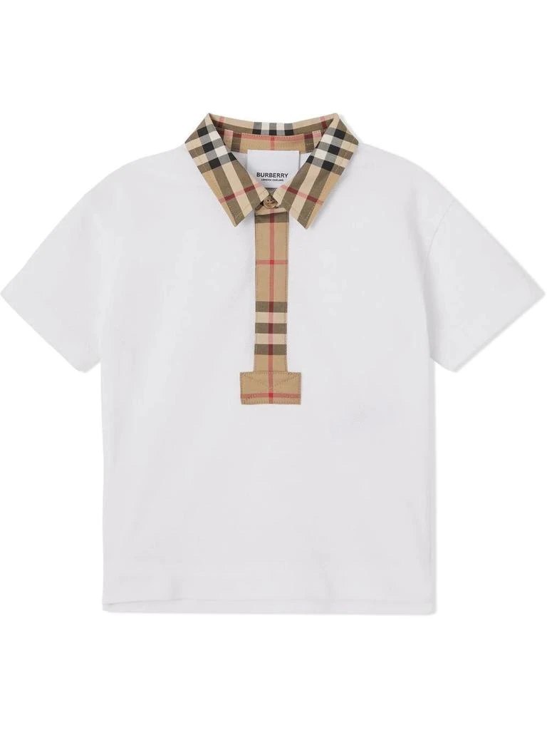 商品Burberry|Vintage check polo shirt,价格¥1267,第1张图片