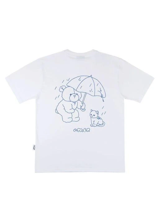 商品ambler|Rainy Day Over Fit T-Shirt (White),价格¥422,第1张图片