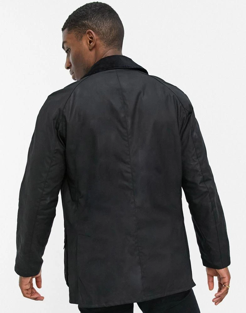 商品Barbour|Barbour Ashby wax jacket in black,价格¥2337,第2张图片详细描述