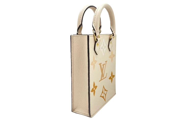 商品[国内直发] Louis Vuitton|Summer 经典老花渐变花纹 小牛皮 琴谱包托特包Tote包购物袋手提包单肩包斜挎包 迷你 女款 香草黄,价格¥15260,第4张图片详细描述