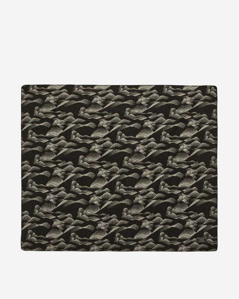 商品And Wander|Large Mountain Camo Wool Blanket Black,价格¥1380,第1张图片