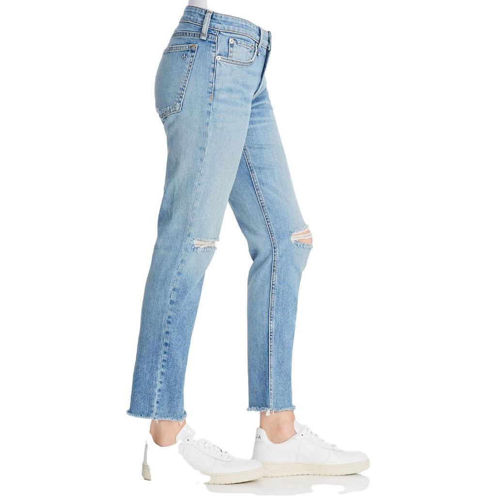 商品Rag & Bone|Rag & Bone Womens Dre Low Rise Ankle Slim Boyfriend Jeans,价格¥182,第5张图片详细描述