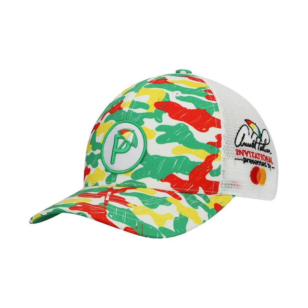 商品Puma|Men's White Arnold Palmer Invitational Camo Snapback Hat,价格¥297,第1张图片