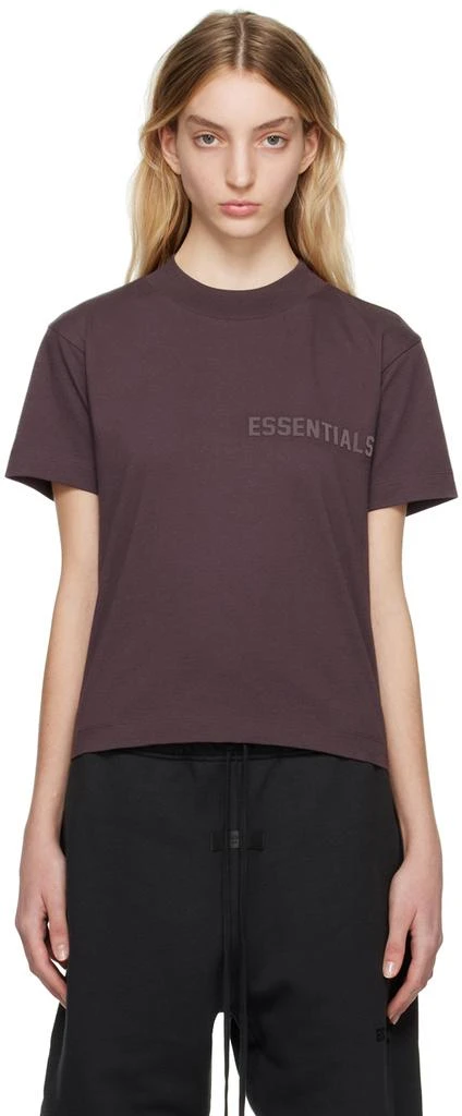 商品Essentials|2023春季新款 女款紫色圆领 T 恤,价格¥215,第1张图片