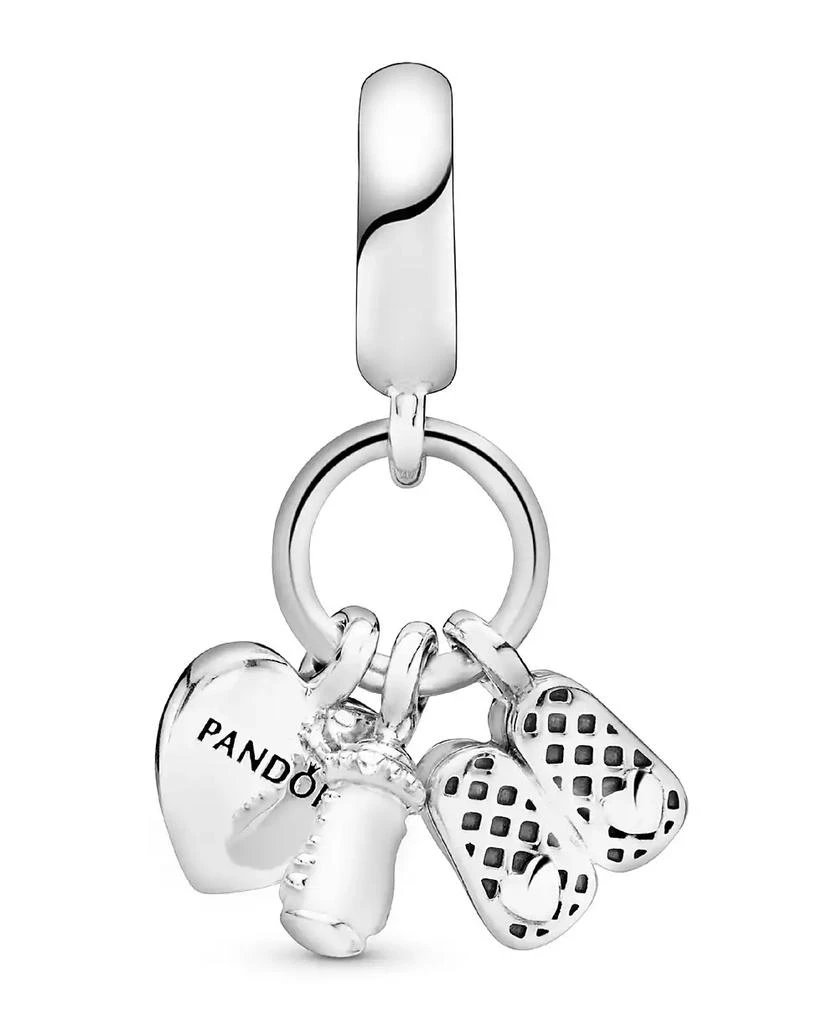 商品PANDORA|Cubic Zirconia Baby Bottle and Shoes Dangle Charm,价格¥472,第2张图片详细描述