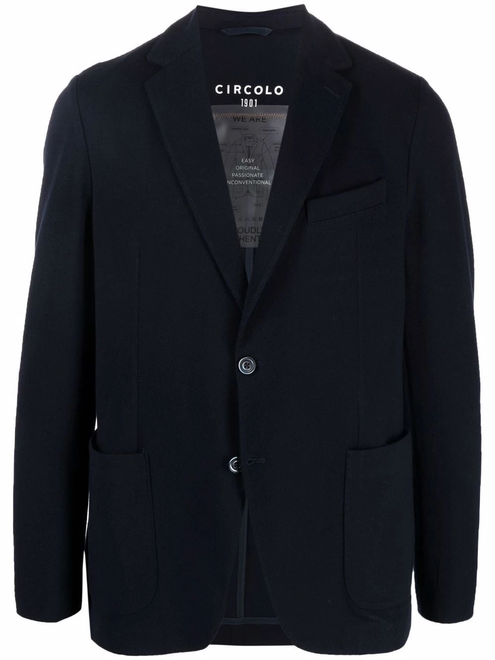 商品【商品预售7天】 Circolo 1901|Circolo 1901 男士西服 CN3279010C 蓝色,价格¥1304,第1张图片