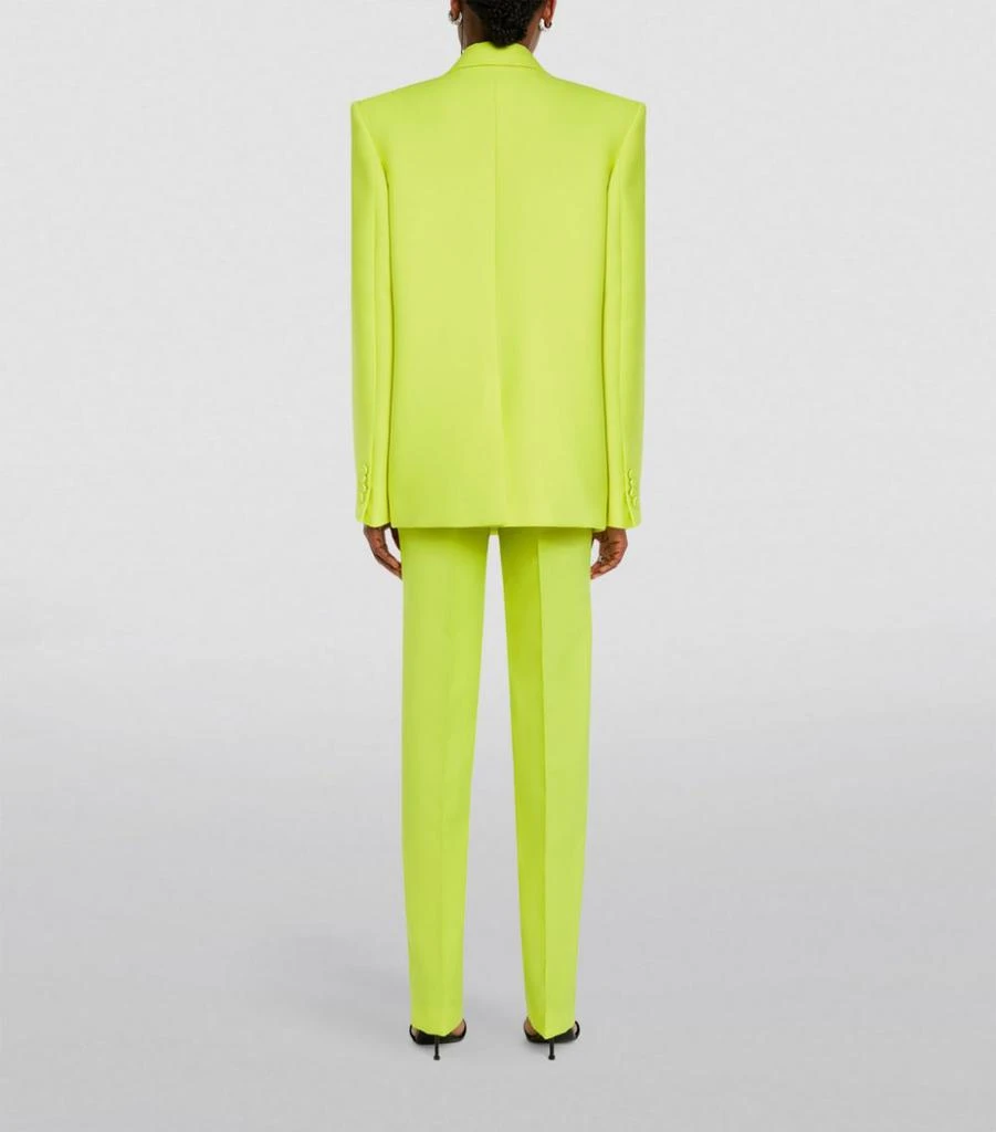 商品Alexander McQueen|Wool-Mohair Double-Breasted Blazer,价格¥25630,第4张图片详细描述