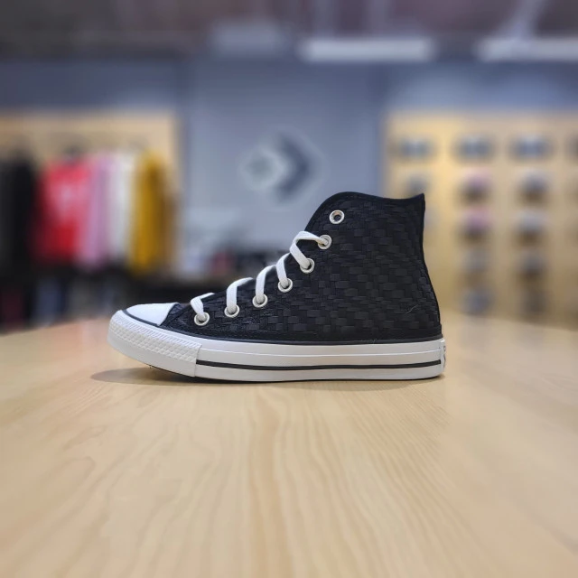 【韩国直邮|包邮包税】匡威[CHUNK TAYLOR] 女士 CHUNK TAYLOR All Star Tonal Weaving Black 运动鞋 171074C 商品