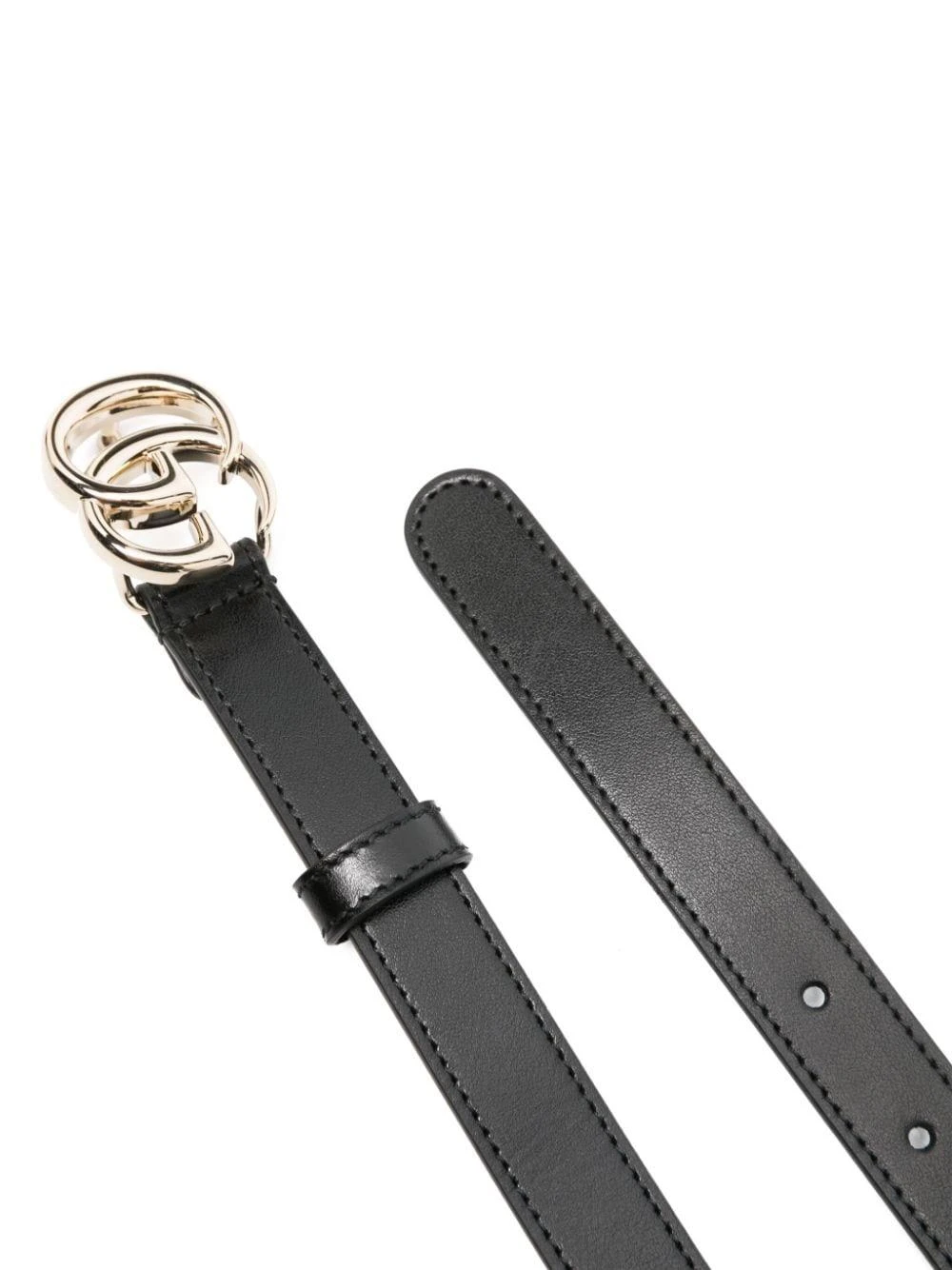 商品Gucci|Gucci 女士腰带 4094170AAA51000-0 黑色,价格¥3127,第3张图片详细描述