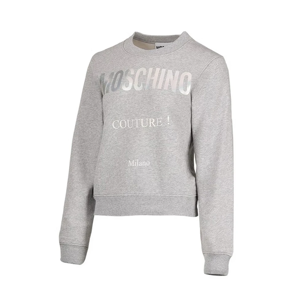 MOSCHINO 灰色女士卫衣/帽衫 EJ1704-5527-1485 商品