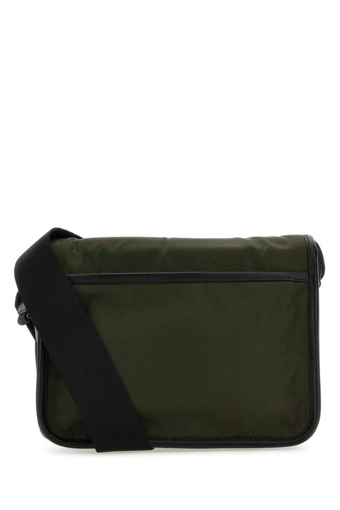商品Prada|Prada Logo Plaque Foldover Shoulder Bag,价格¥12989,第2张图片详细描述