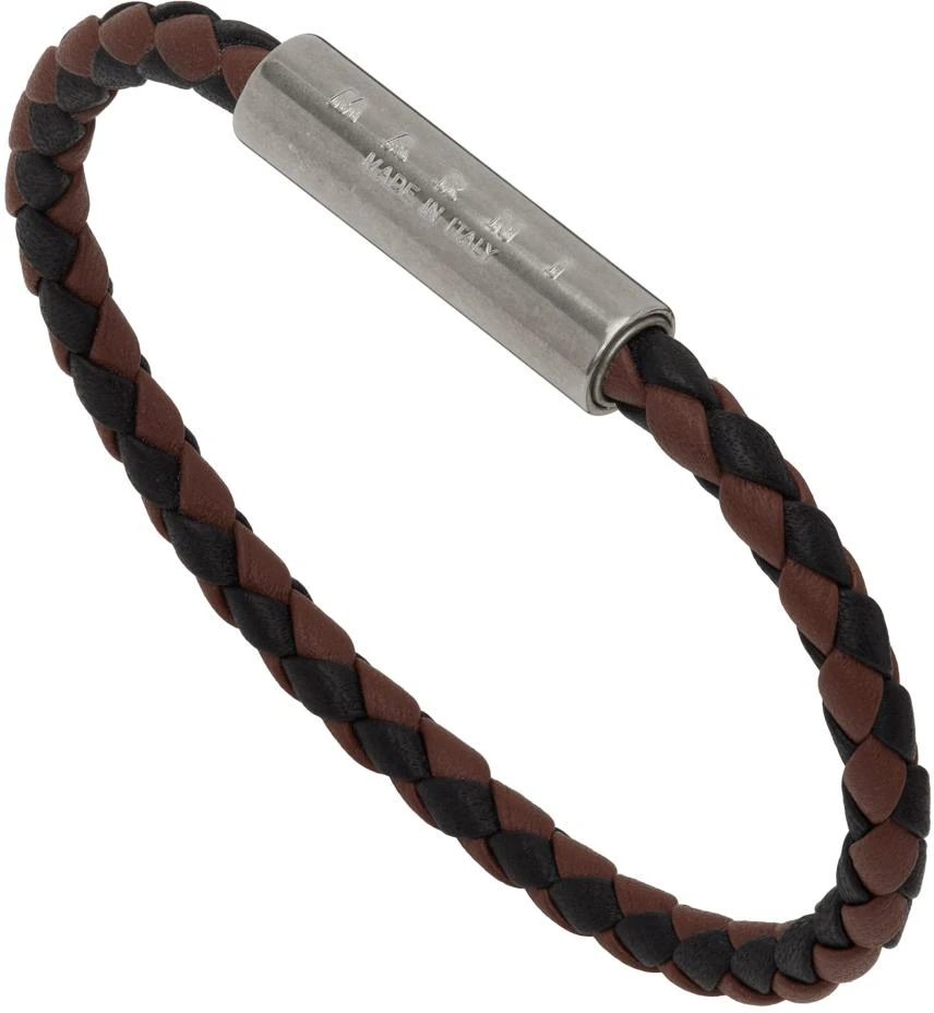 商品Marni|Black & Brown Braided Bracelet,价格¥808,第1张图片