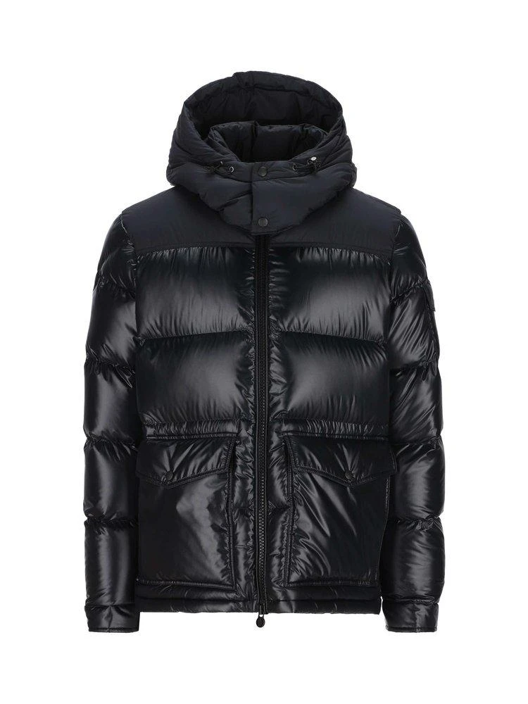 商品Moncler|Moncler Logo Patch Zip-Up Padded Jacket,价格¥10373,第1张图片