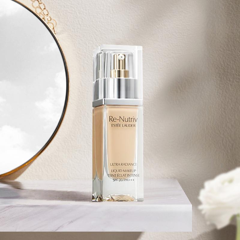 ESTEE LAUDER雅诗兰黛 白金级奢宠光灿精华粉底液 1W0 Warm Porcelain色 SPF 20/PA+++ 30ml商品第1张图片规格展示