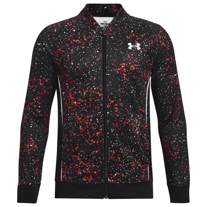 商品Under Armour|Under Armour Pennant Speckle Track Top - Boys' Grade School,价格¥384,第1张图片