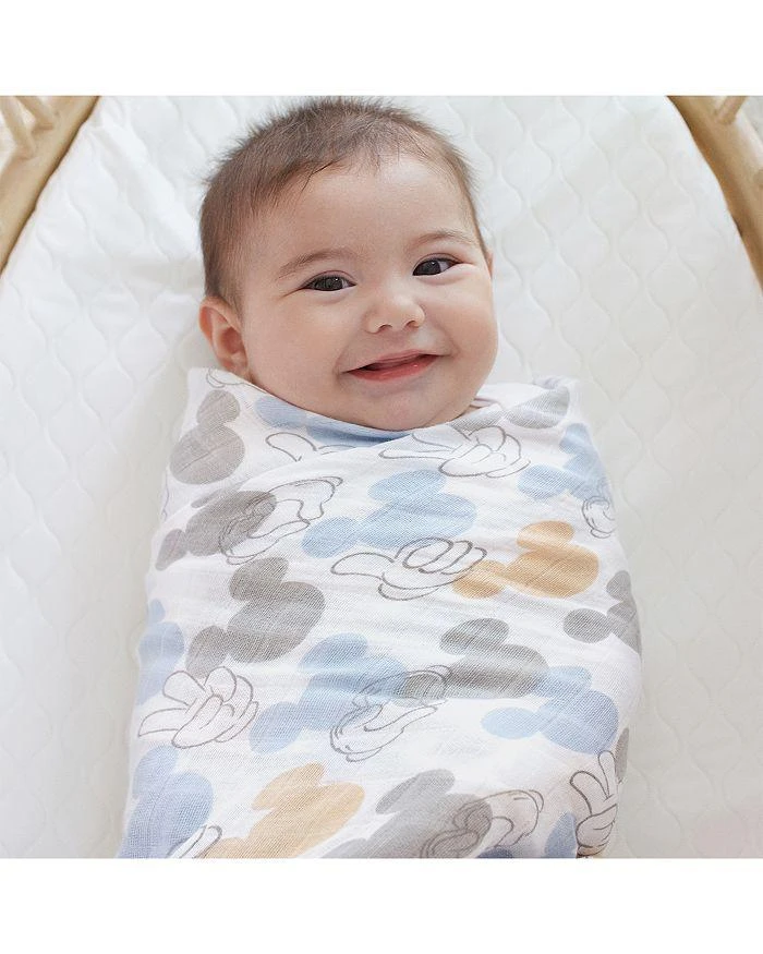 商品aden + anais|Unisex Minnie and Mickey Classic Swaddle Blankets, Pack of 3,价格¥387,第4张图片详细描述