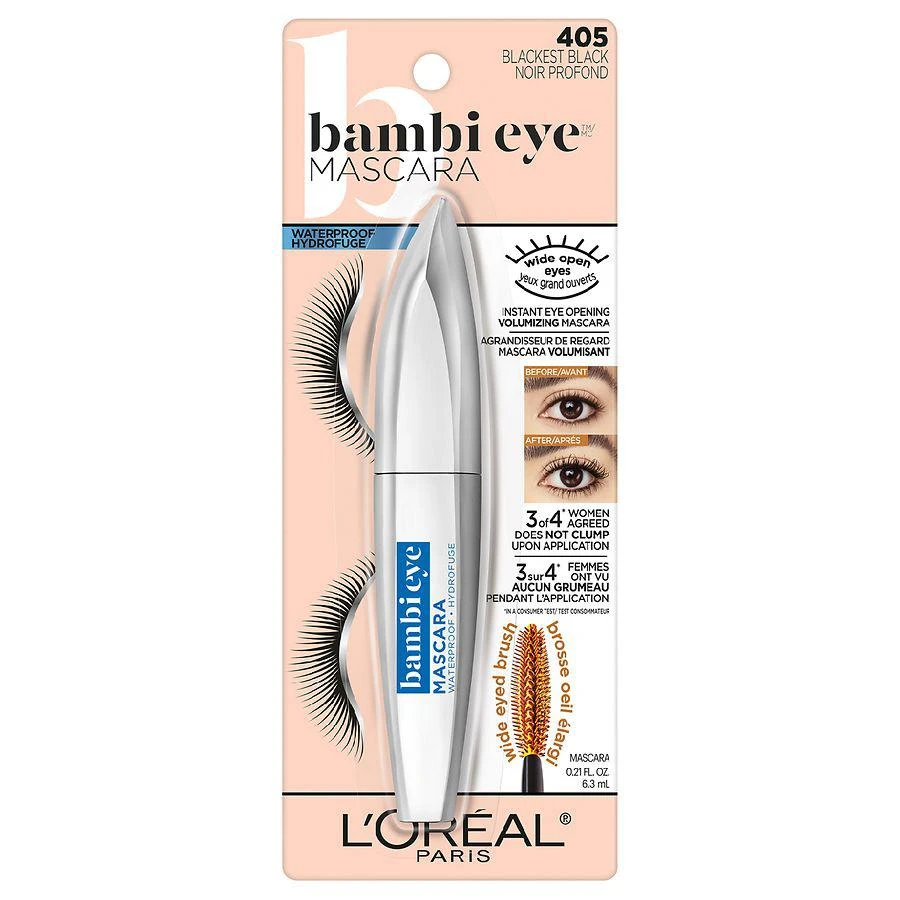 商品L'Oreal Paris|Bambi Eye Waterproof Mascara,价格¥56,第2张图片详细描述