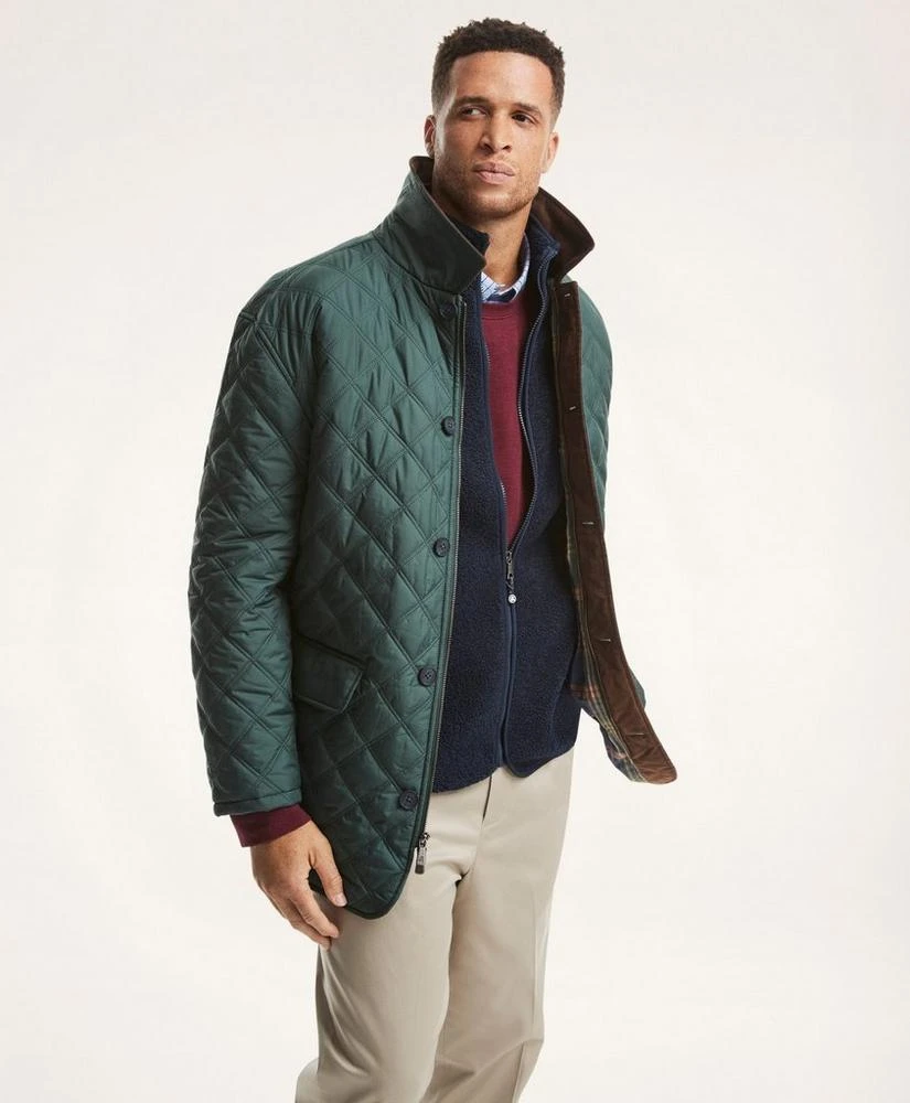 商品Brooks Brothers|Big & Tall Quilted Walking Coat,价格¥1851,第3张图片详细描述