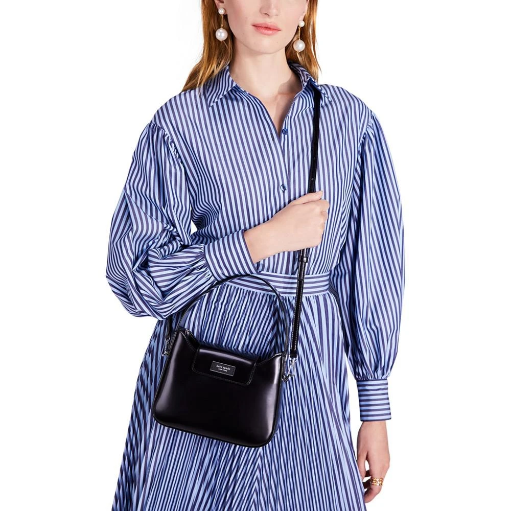 商品Kate Spade|Sam Icon Spazzolato Leather Mini Hobo Bag,价格¥1331,第5张图片详细描述