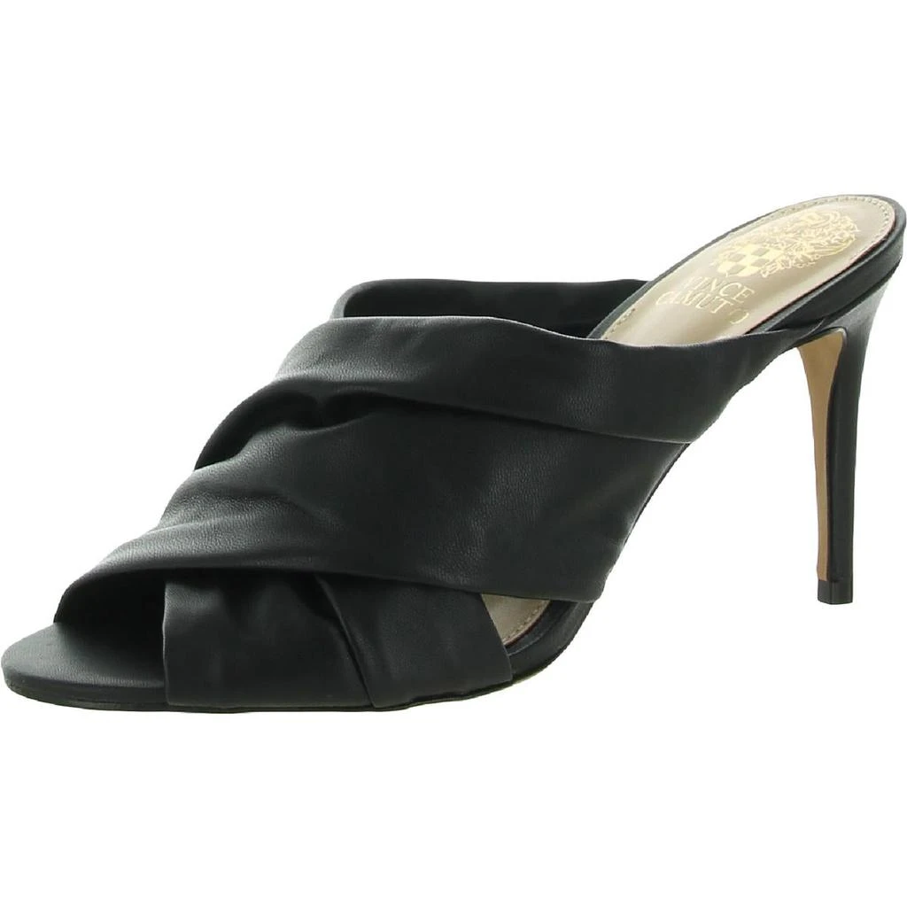商品Vince Camuto|Vince Camuto Womens Clarstie Leather Slip On Mules,价格¥137,第4张图片详细描述