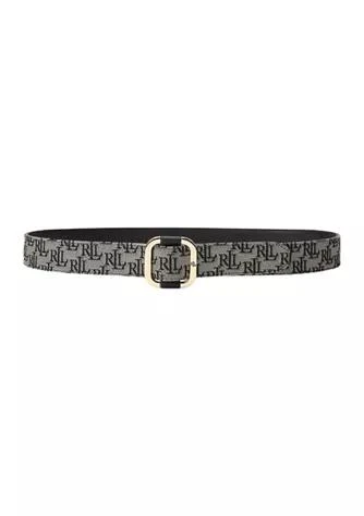 商品Ralph Lauren|Ralph Lauren Monogram Jacquard Slide Buckle Belt,价格¥601,第1张图片详细描述