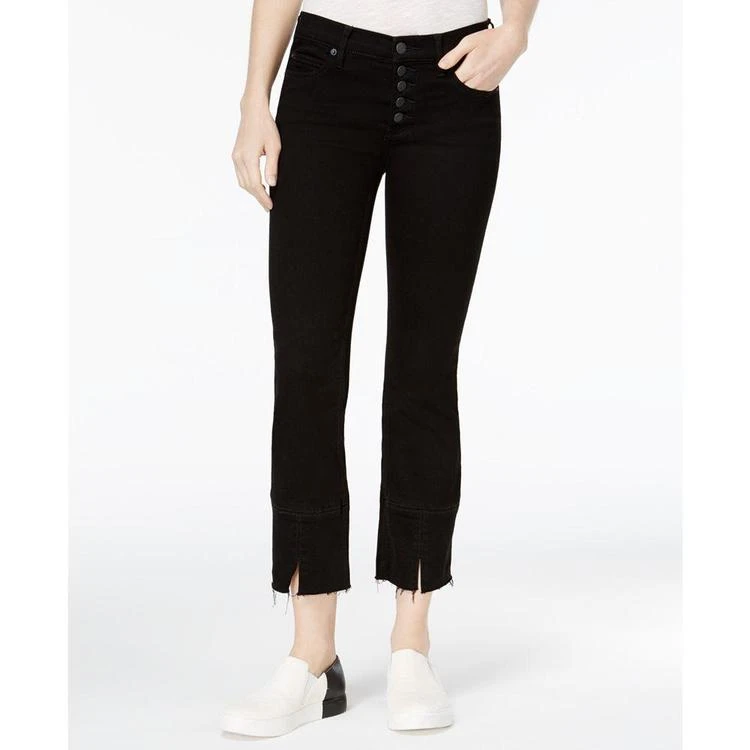 商品Free People|Cropped Button-Fly Jeans,价格¥194,第1张图片