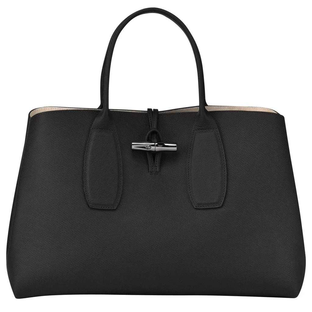 商品Longchamp|Top handle bag L Roseau Black (10059HPN001),价格¥3916,第1张图片