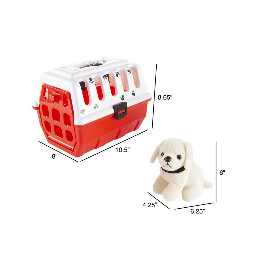商品Trademark Global|Hey Play Kids Veterinary Set With Animal Medical Supplies, Plush Dog And Carrier For Boys And Girls, 11 Piece,价格¥317,第2张图片详细描述