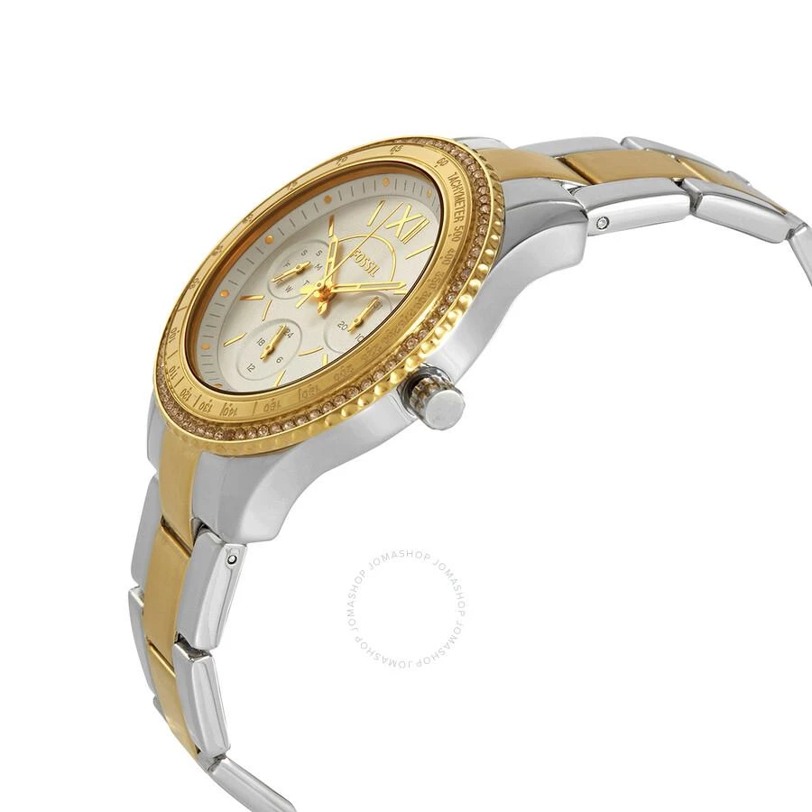 商品Fossil|Stella Sport Chronograph Quartz Silver Dial Ladies Watch ES5107,价格¥499,第2张图片详细描述