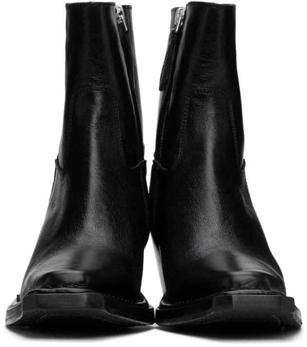 商品Acne Studios|Black Leather Ankle Boots,价格¥2717,第2张图片详细描述