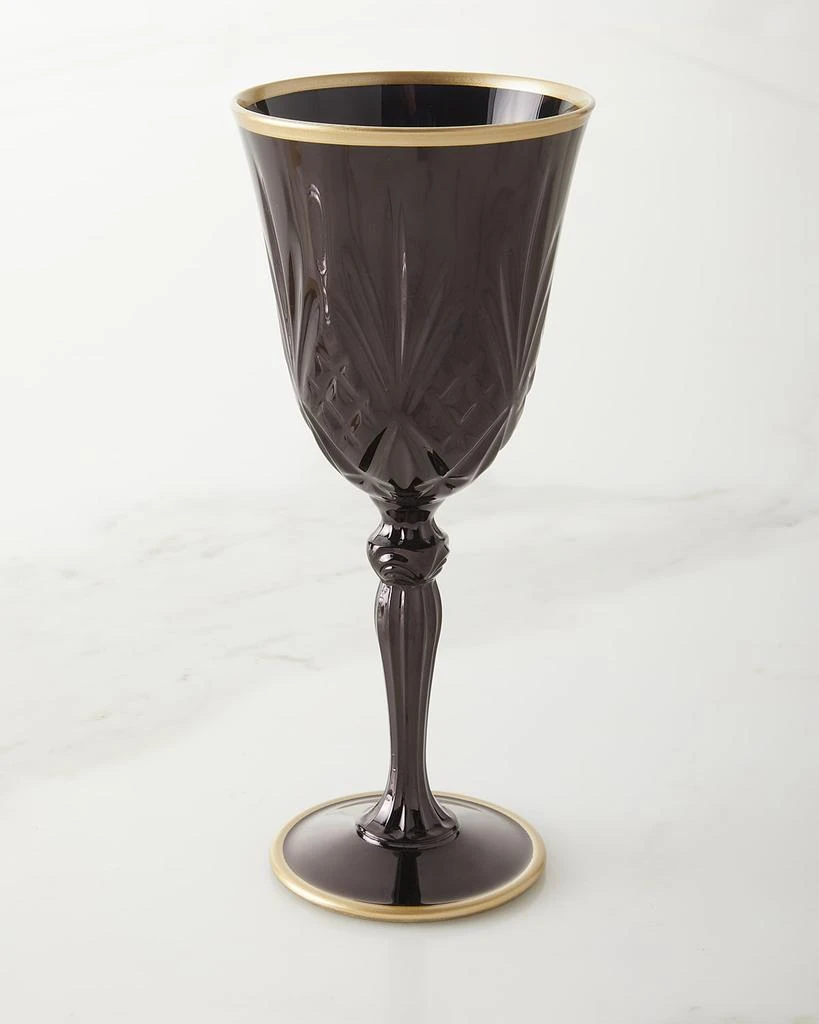 商品Neiman Marcus|Elegance Black And Gold Collection Water Goblets, Set of 4,价格¥2133,第1张图片