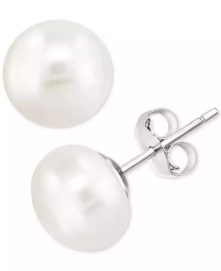 商品Effy|EFFY® 3-Pc. Set Pink, Peach, & White Cultured Freshwater Pearl (9mm) Stud Earrings in Sterling Silver,价格¥819,第2张图片详细描述