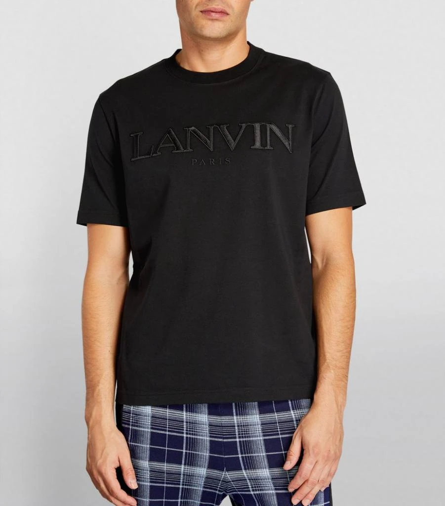 商品Lanvin|Embroidered Logo T-Shirt,价格¥2263,第3张图片详细描述