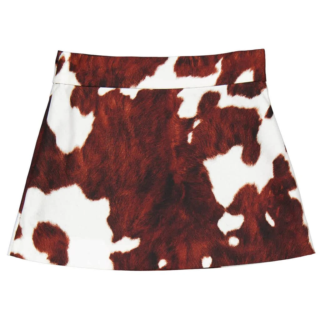 商品Burberry|Burberry Girls Cow-print Mini Skirt, Size 12Y,价格¥1934,第1张图片