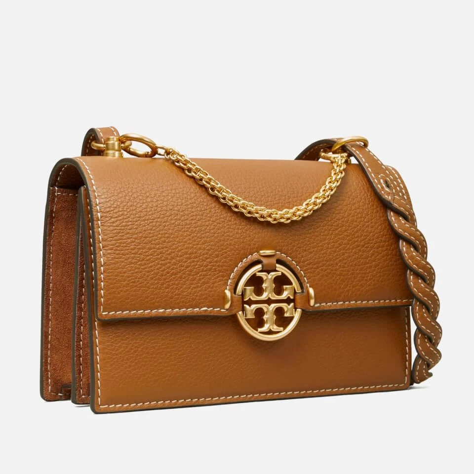 商品Tory Burch|TB女士Miller粒面牛皮编织链条迷你单肩包,价格¥2282,第3张图片详细描述