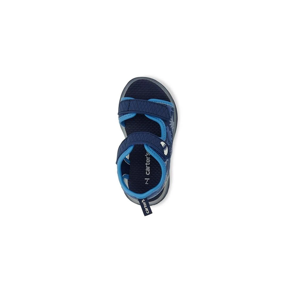 商品Carter's|Toddler Boys Monster Detailing Kasai Lighted Sandals,价格¥165,第4张图片详细描述