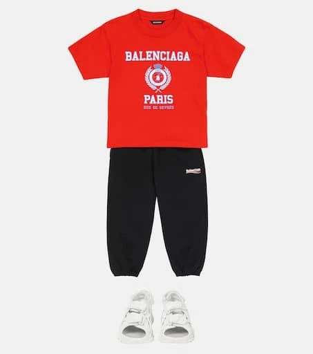 商品Balenciaga|Logo棉质针织T恤,价格¥1526,第2张图片详细描述