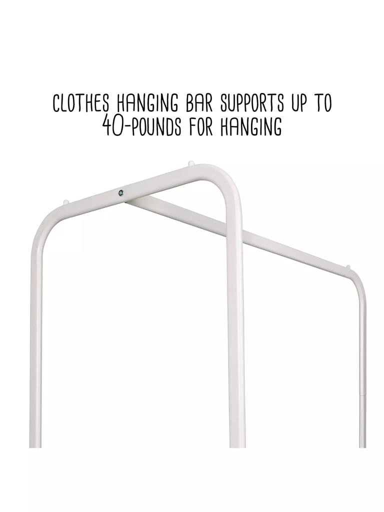 Rolling Clothes Rack With Shoe Shelf 商品