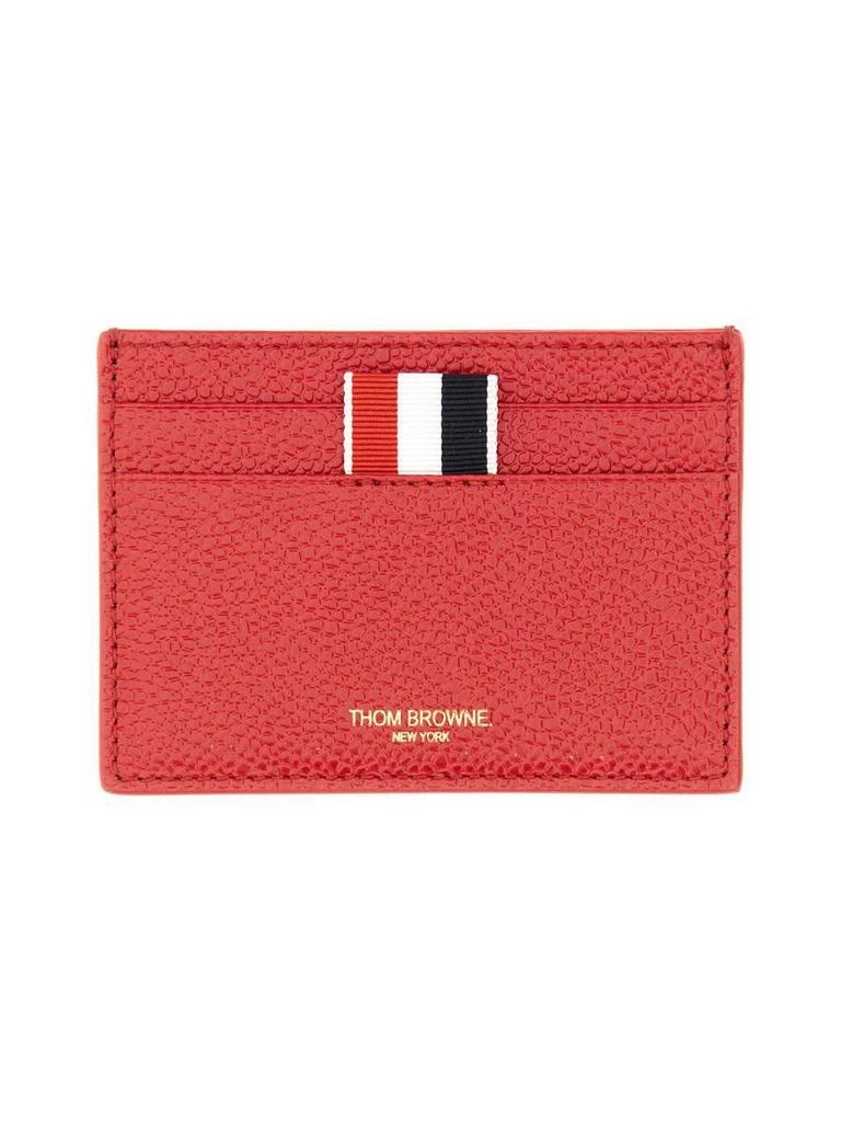 商品Thom Browne|Thom Browne Small Leather Goods in Red,价格¥1868,第1张图片