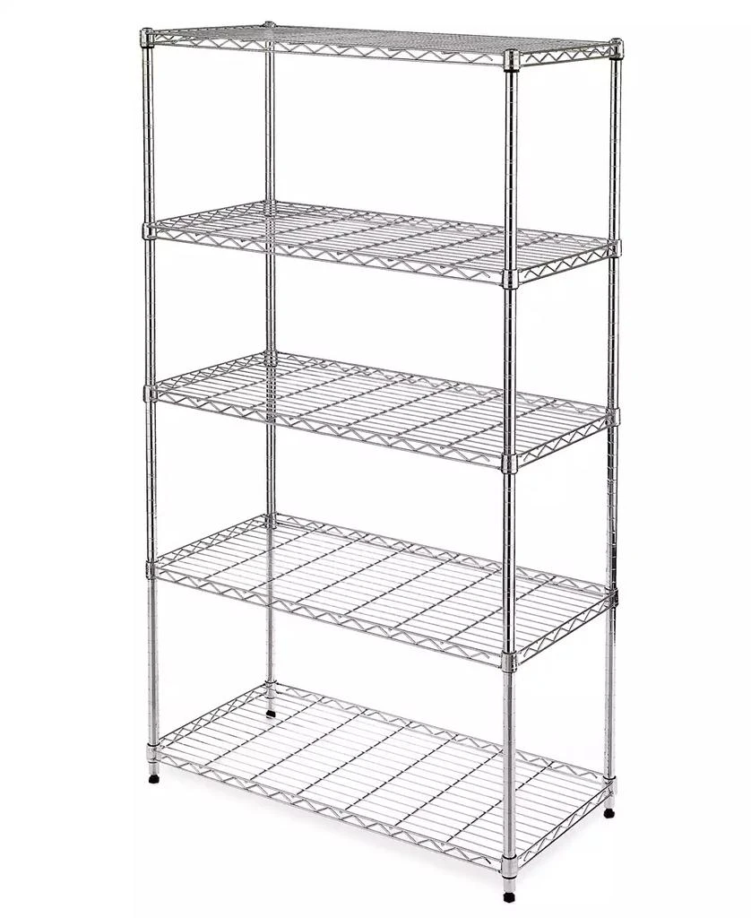 商品Seville Classics|5-Tier Steel Wire Wheeled Shelving,价格¥1035,第4张图片详细描述