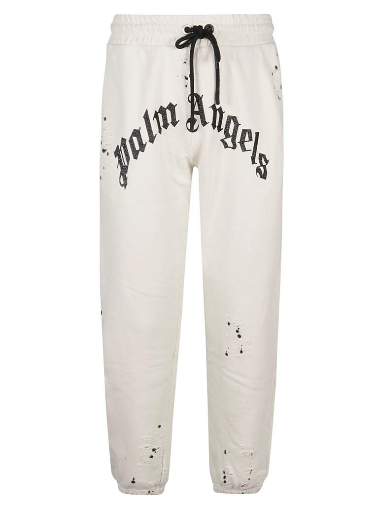 Palm Angels Men's  White Other Materials Joggers商品第1张图片规格展示