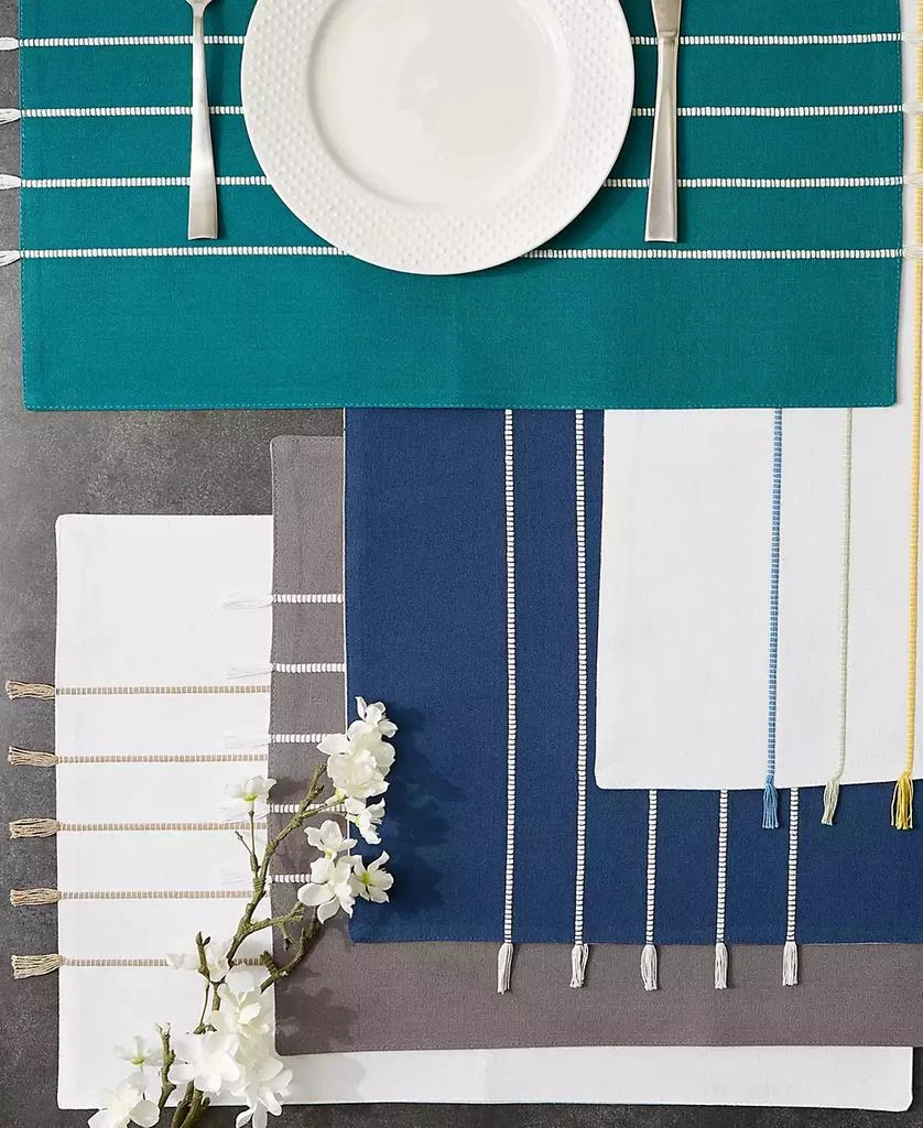 Stripe Tassel Placemat Set of 4 商品