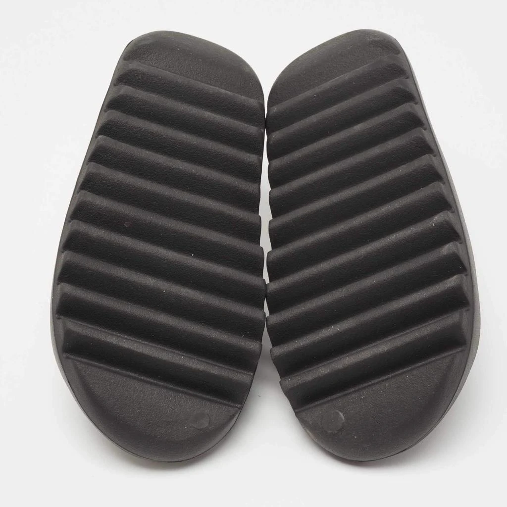 Yeezy x Adidas Black Rubber 'Onyx' Slide Sandals Size 43 商品